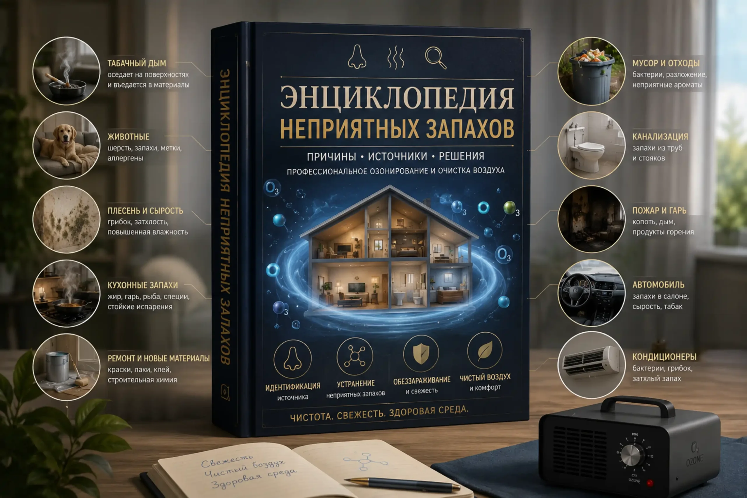 Энциклопедия неприятных запахов в помещениях
